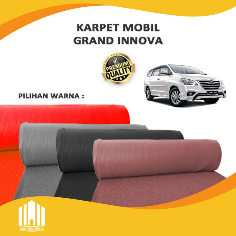 Karpet Mobil Toyota Grand Innova Karpet Mie Bihun Innova Barong Innova Lama 2005 - 2015