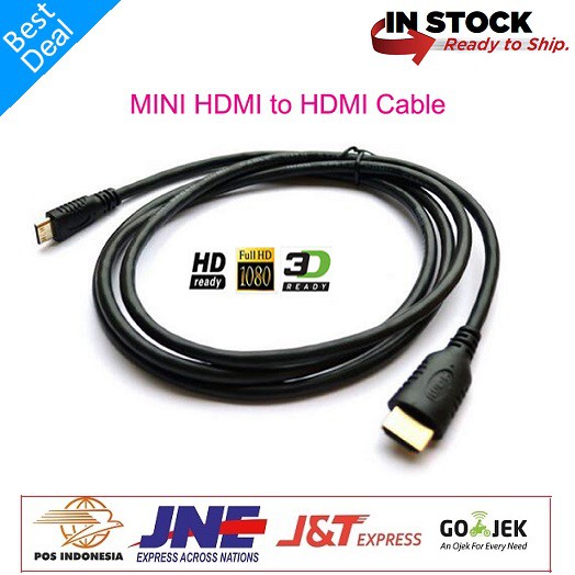 KABEL MINI HDMI TO HDMI 1.5M UTK TABLET - GADGET - ELEKTRONIK LAIN