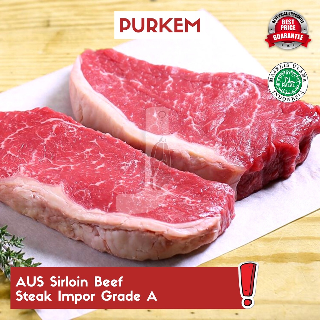 

AUS Sirloin Beef Steak Impor Grade A - Puri kembangan