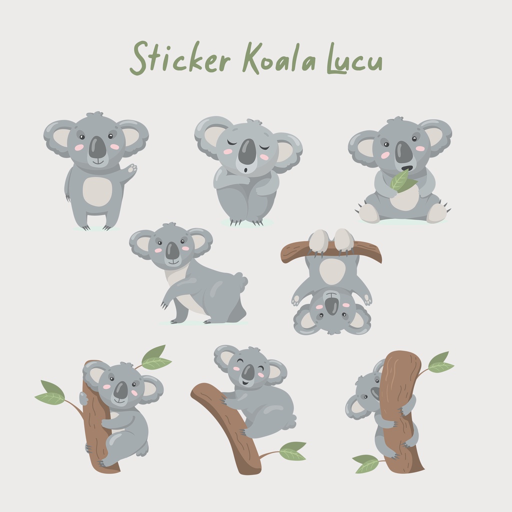 

STICKER SET KOALA ANIMALS LUCU | STIKER MURAH | STIKER LUCU MURAH | STIKER LAPTOP | STIKER TUMBLR | STIKER ESTETIK