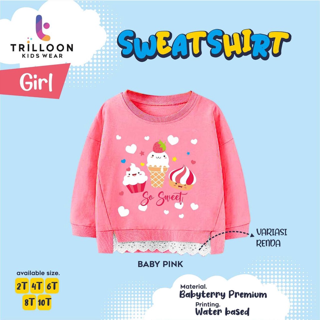 Sweatshirt anak Sweater Trilloon