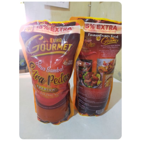 

Euro Gourmet Saus Sambal Extra Pedas 1kg