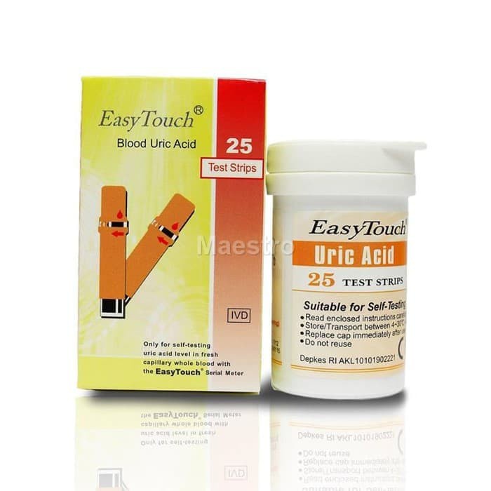 Easy Touch Strip Glucosa / Kolestrol / Asam Urat / Strip Easy Touch Gula Darah, Kolesterol, Asam Urat. Stick Easy Touch - Gula darah Glu