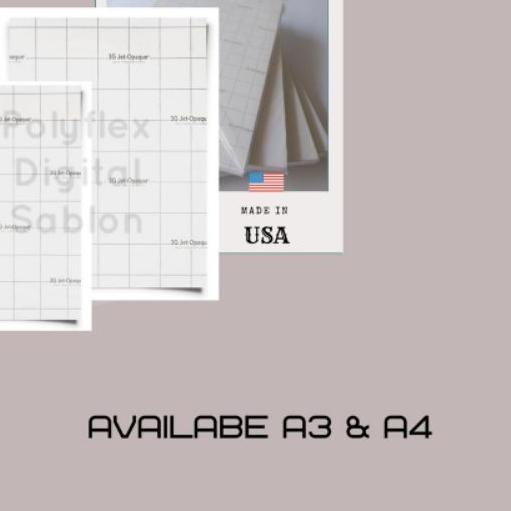 

☺ 3G JET OPAQUE TRANSFER PAPER DARK MADE IN USA Ukuran A3 ➭