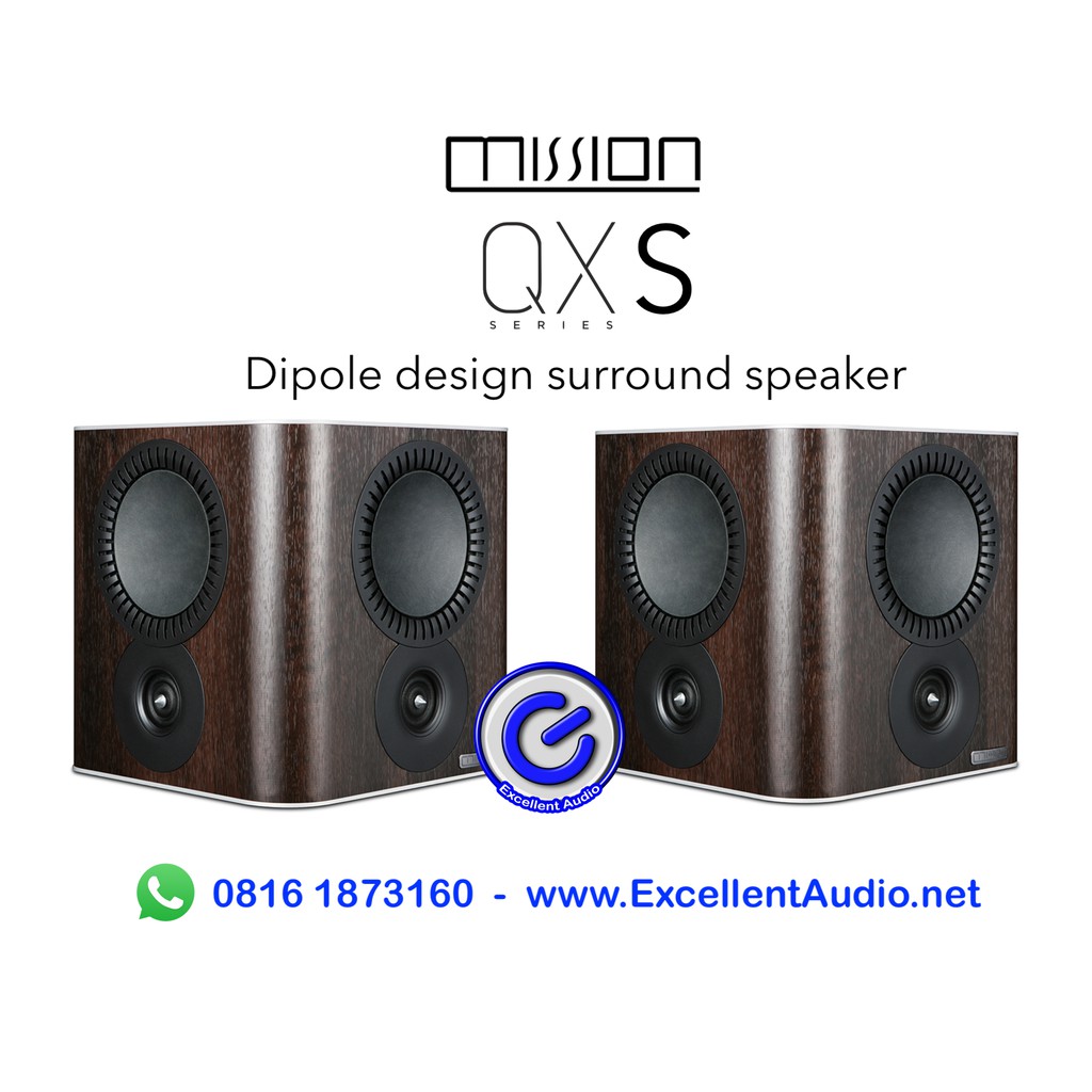 Mission QXS home theatre dipole surround speaker
