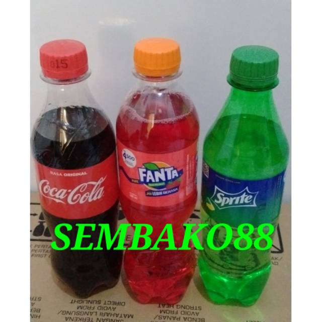  COCA  COLA  FANTA SPRITE BOTOL  390ML HARGA SATUAN Shopee 