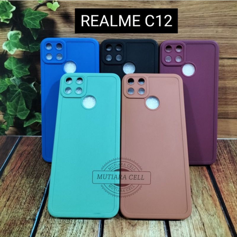 SOFTCASE REALME C12 CASE MATTE MACARON PRO CAMERA REALME C12