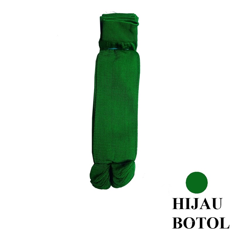 Kaos Kaki Jari Jempol Polos Varian Warna Lusinan-HIJAU BOTOL