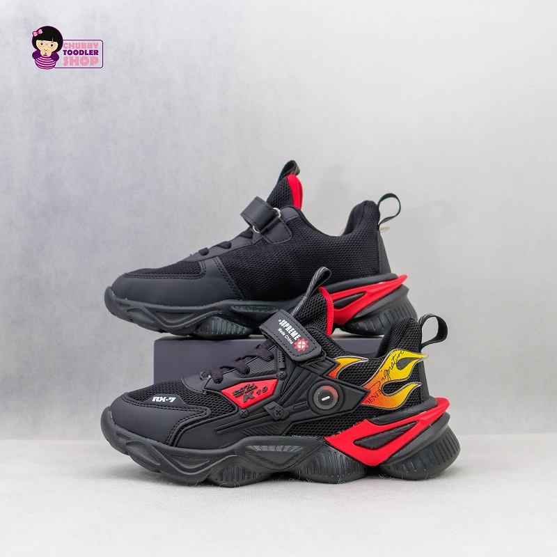 Minipetite SH2219  Sepatu sport olahraga sneakers anak robot transformer kulit sintetis high quality Premium anak laki laki 3 tahun - Dewasa size 40