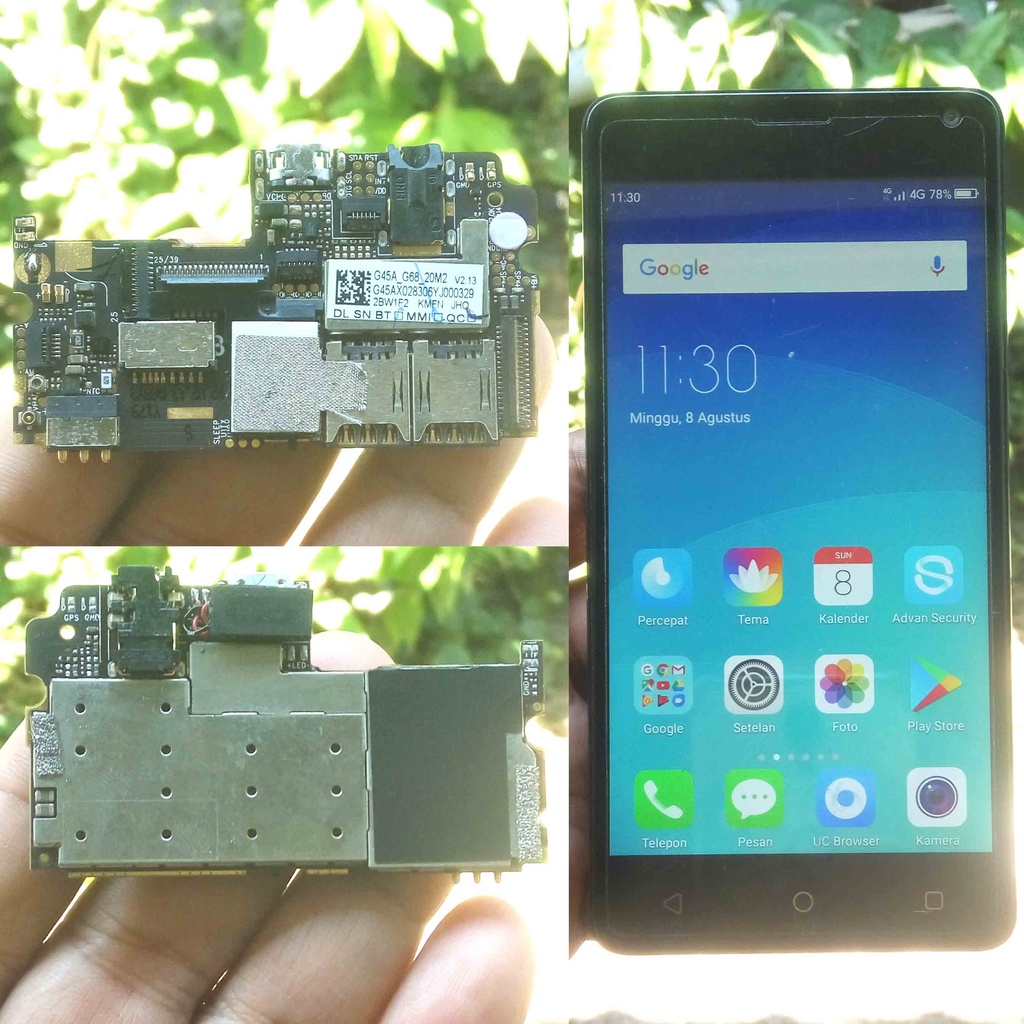 Mesin Advan i5C Lite 4G Original Nyala Normal Mesin Advan i5C Lite 5061 Kondisi Hidup Ori Copotan Me