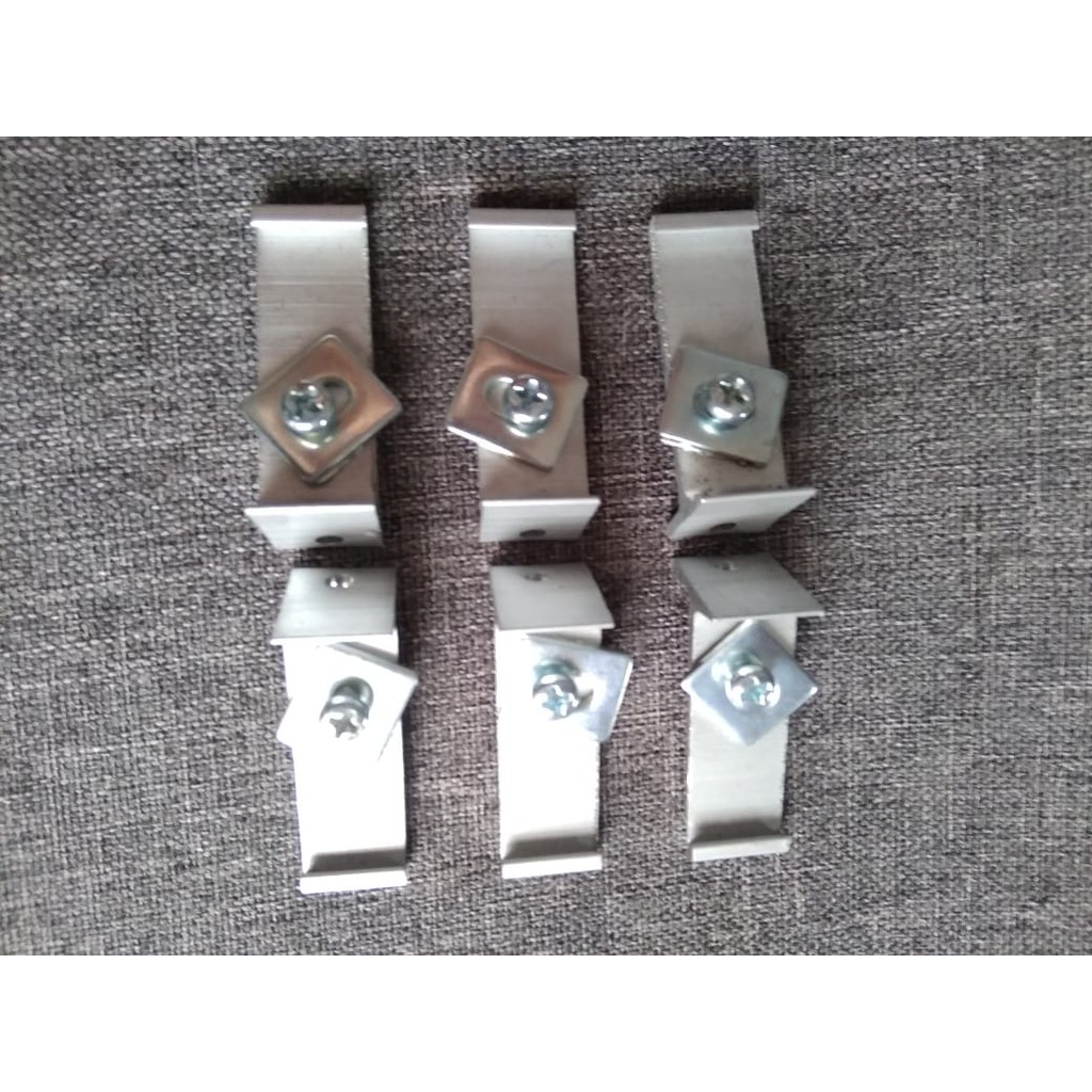 BRACKET / BREKET GORDEN / SINGLE ALUMINIUM / KAKI PIPA OVAL GORDEN MURAH