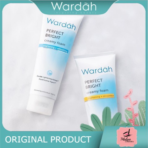 WARDAH PERFECT BRIGHT CREAMY FOAM [OIL CONTROL/SMOOTHING] 60/100 ML