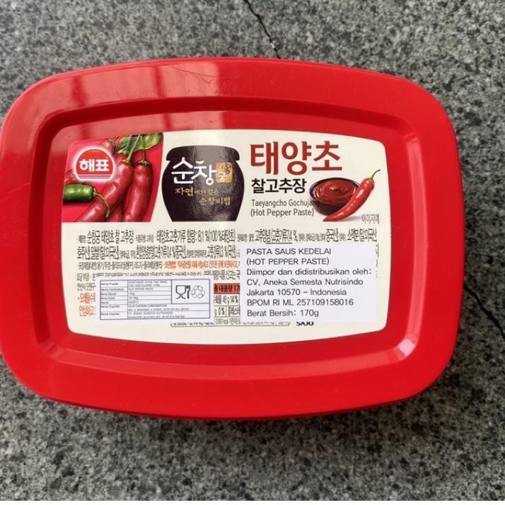 

[Star] Sajo Gochujang 170gr Hot Pepper Paste Korean Sambal Pasta Kedelai Pedas