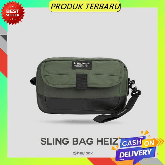 [Bisa Cod] Real Tas Selempang Sling Bag Tas Wallet Kecil Mini Distro Pria Wanita | Tas Kain Kanvas S