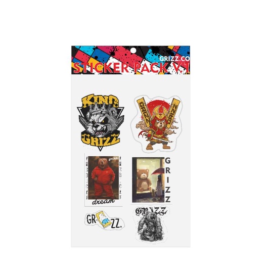 

GRIZZ STICKER PACK V.1