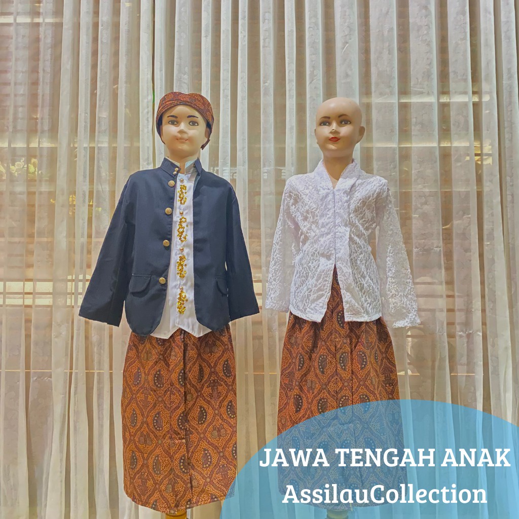 Pakaian Tradisional Jawa Tengah Anak//Adat Tradisional Jawa Tengah//Baju Adat Jawa Tengah Anak