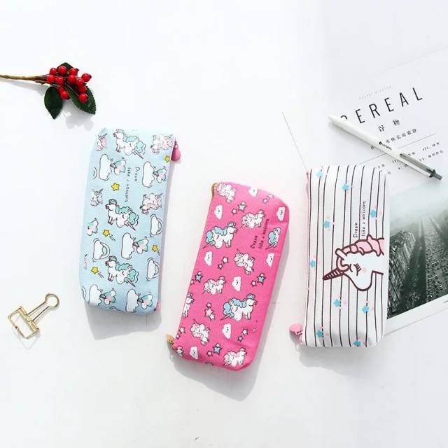 

Tempat pensil kain lucu unicorn