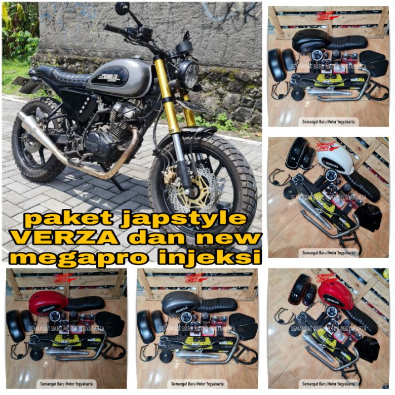 Paket Bodyset Japstyle Injeksi Verza CB 150 Verza New Megapro Mono FI