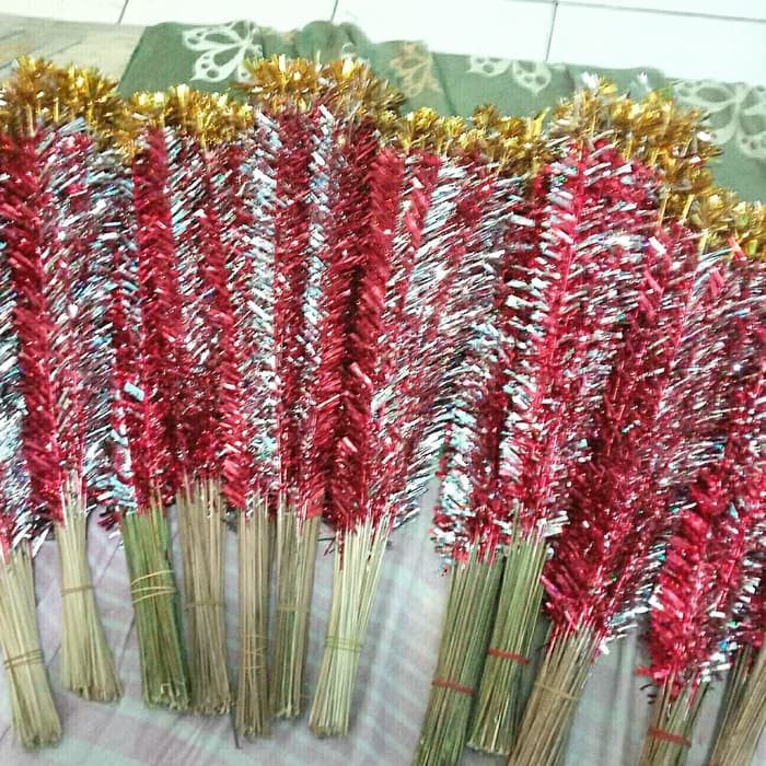 Fitri Rambut Ondel Ondel Plastik Hologram Shopee Indonesia