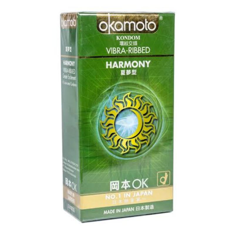 Kondom Okamoto Harmony isi 10 Getar Gerigi