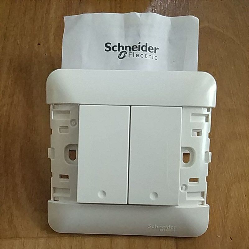 Schneider Saklar Switch Balok Seri 2Gang