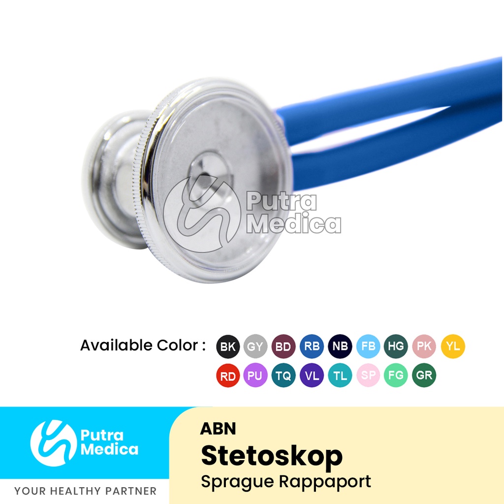 ABN Stetoskop Sprague Rappaport 2 Selang / Stethoscope Warna Warni / Stethoscop / Stetoscope / Stetoscop / Alat Kedokteran