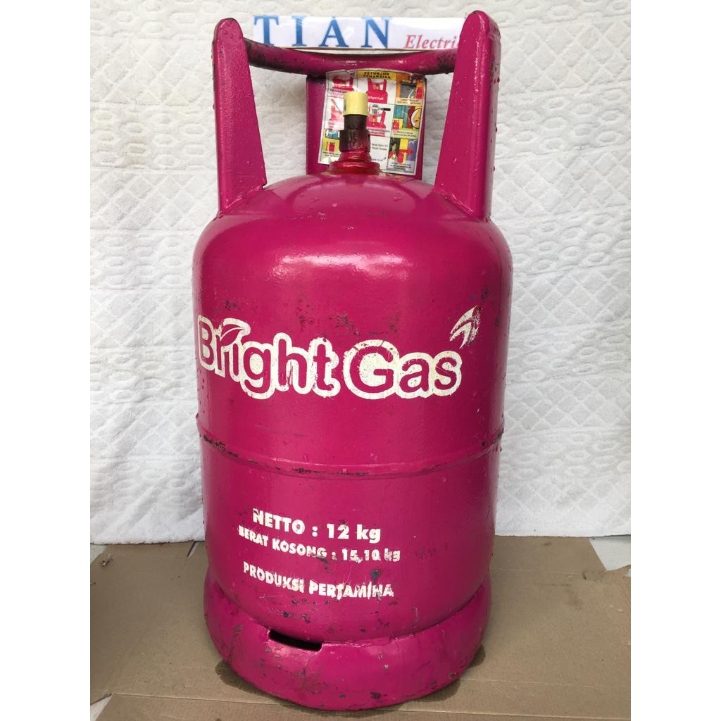 Tabung Gas Bright 12Kg + Isi-Segel (Gojek/Grab Only)