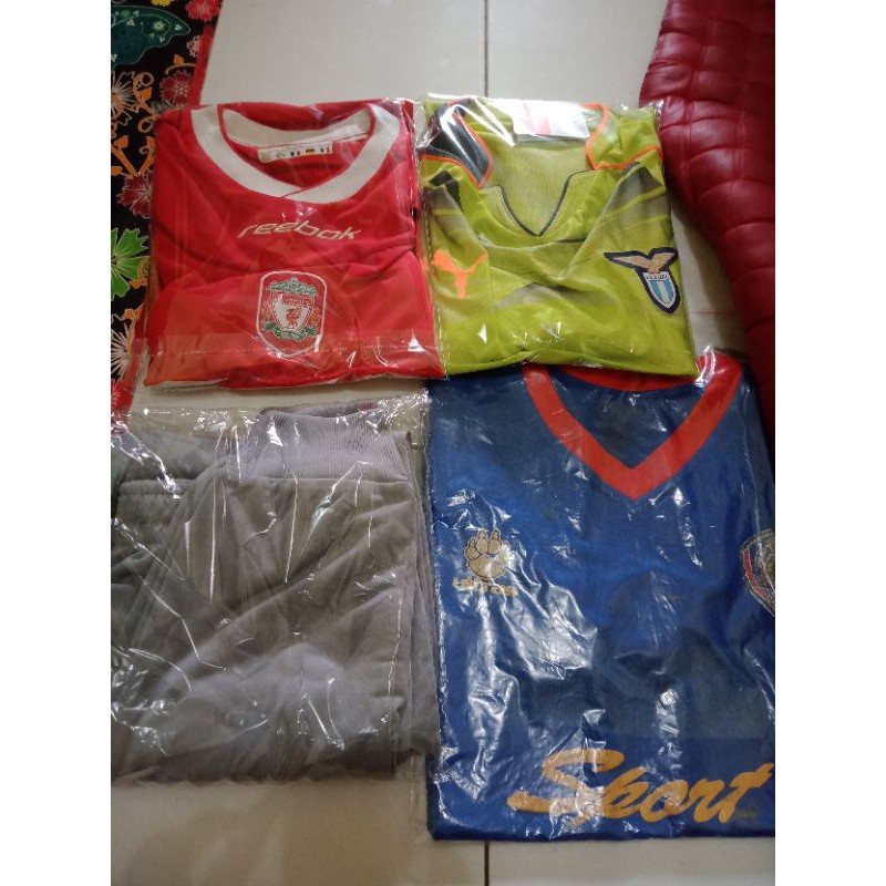 Paket Jersey Liverpool, Lazio, Arema legend, Celana training