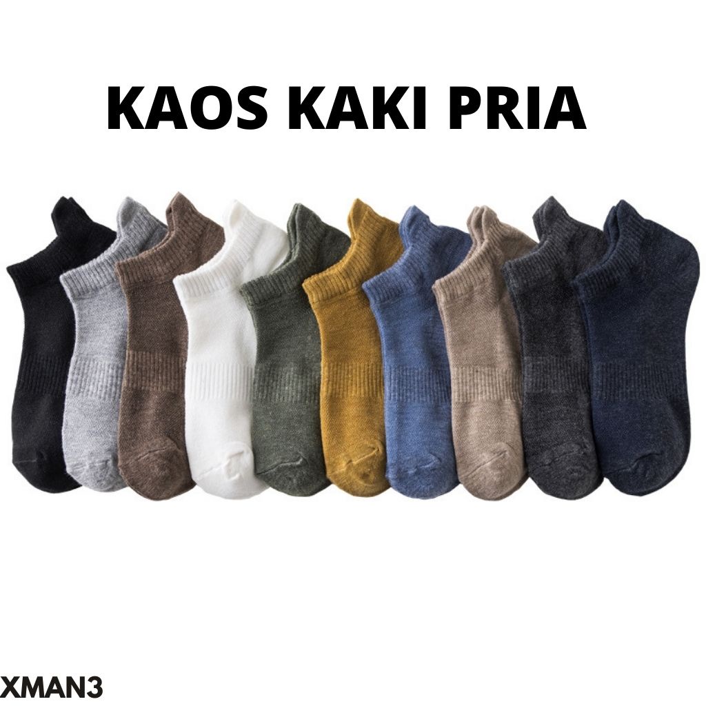 KAUS KAKI WANITA DAN PRIA BAHAN SPANDEK POLYESTER ANTI BAKTERI MAN3