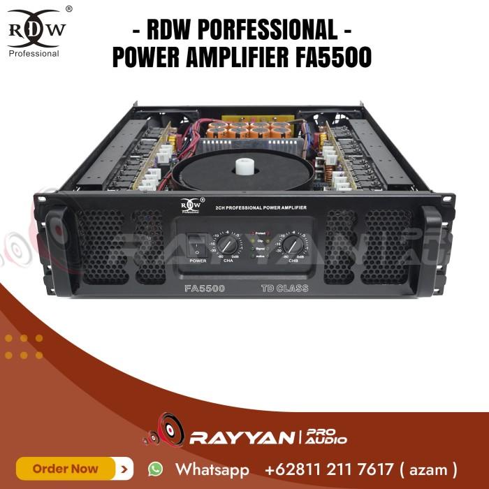 power amplifier fa5500 / fa 5500 rdw professional