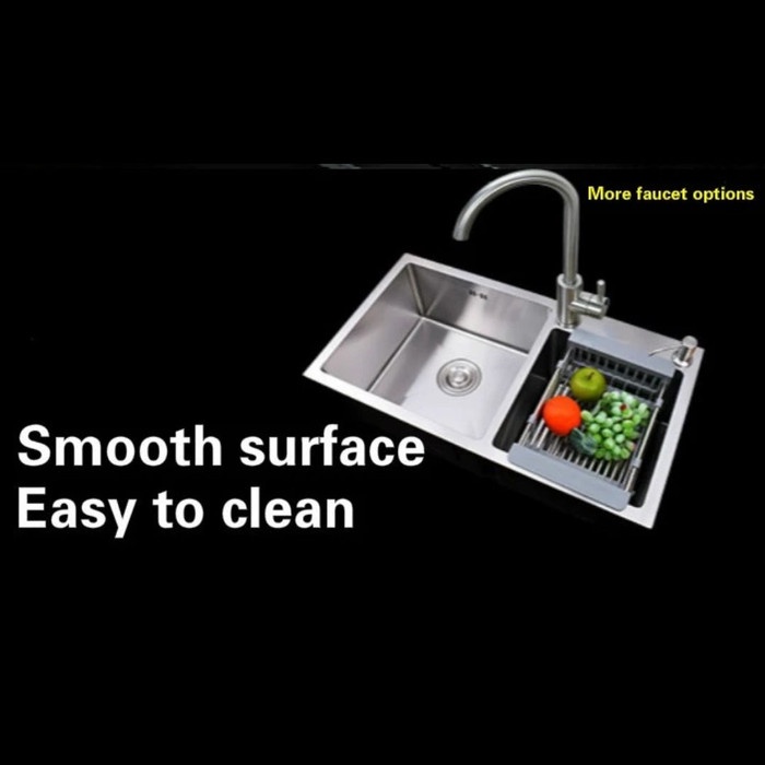 Wastafel - Paket Komplit Kitchen Sink Stainless Inobe 8245 /Bak Cuci Piring
