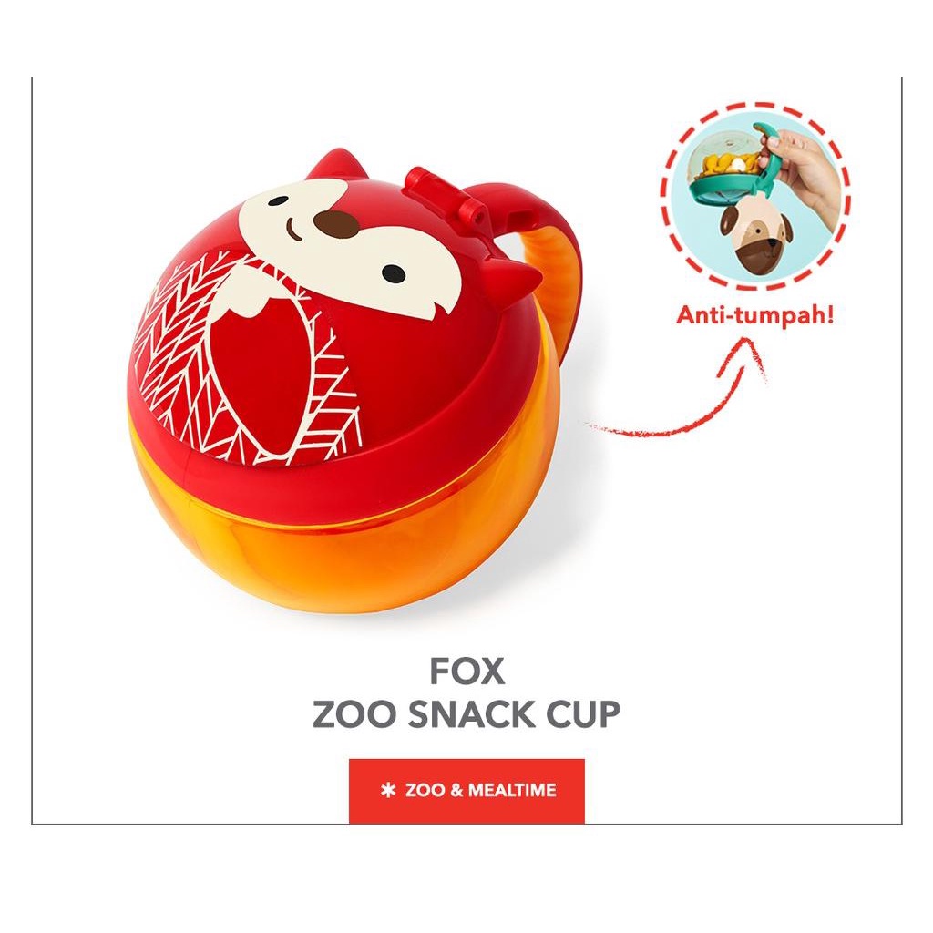 SKIP HOP Kids Zoo Snack Cup 222ml