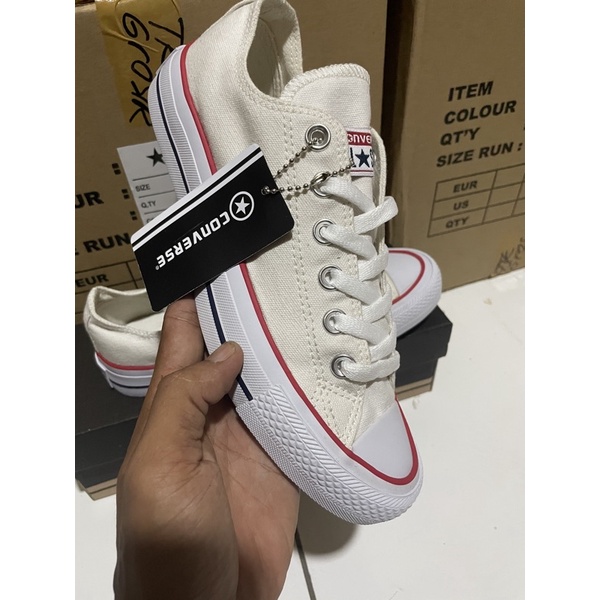 SEPATU CONVERS OFFWHITE PENDEK IMPOR MURAH