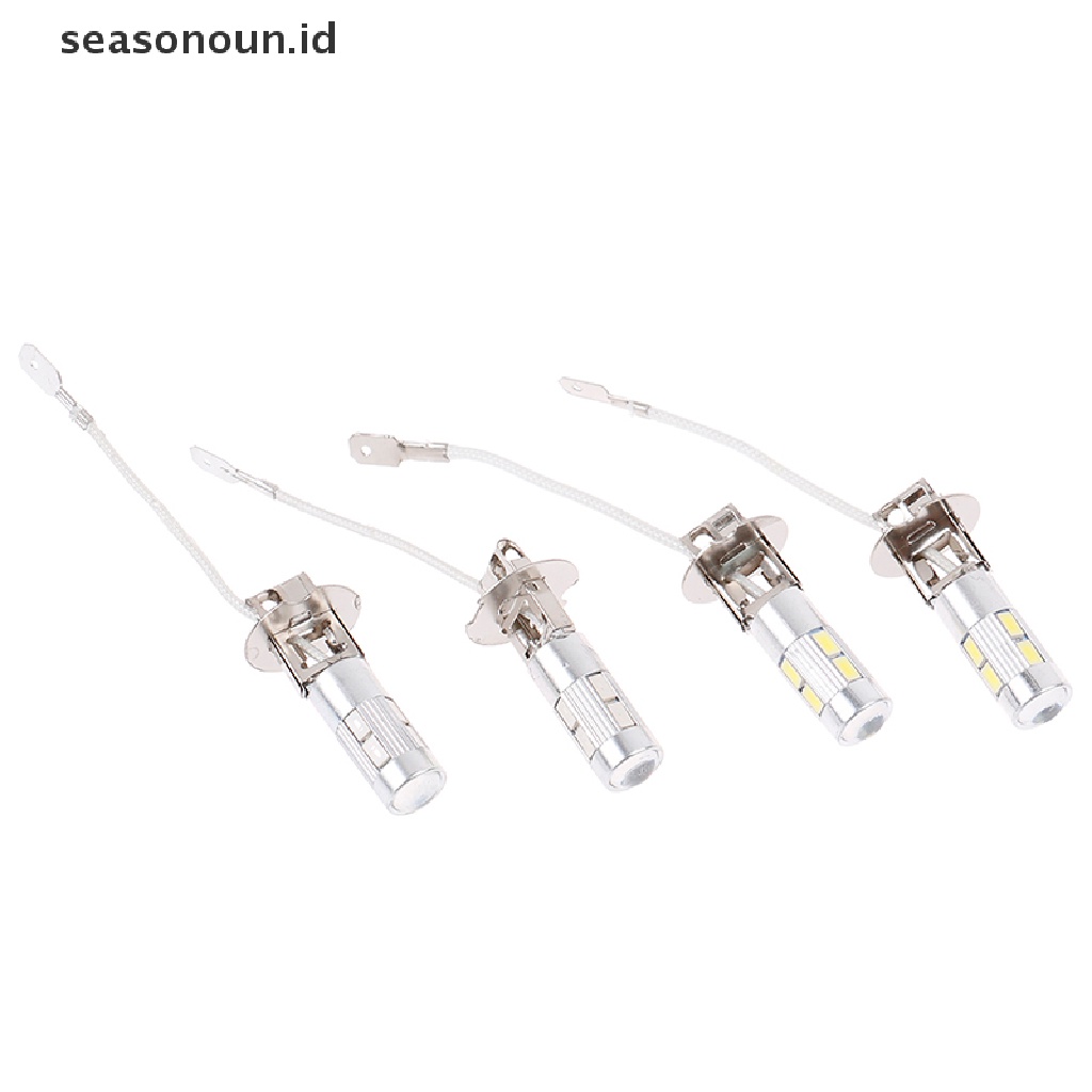 (seasonoun) 2pcs Lampu Kabut LED H3 High Power Tahan Lama Untuk Mobil