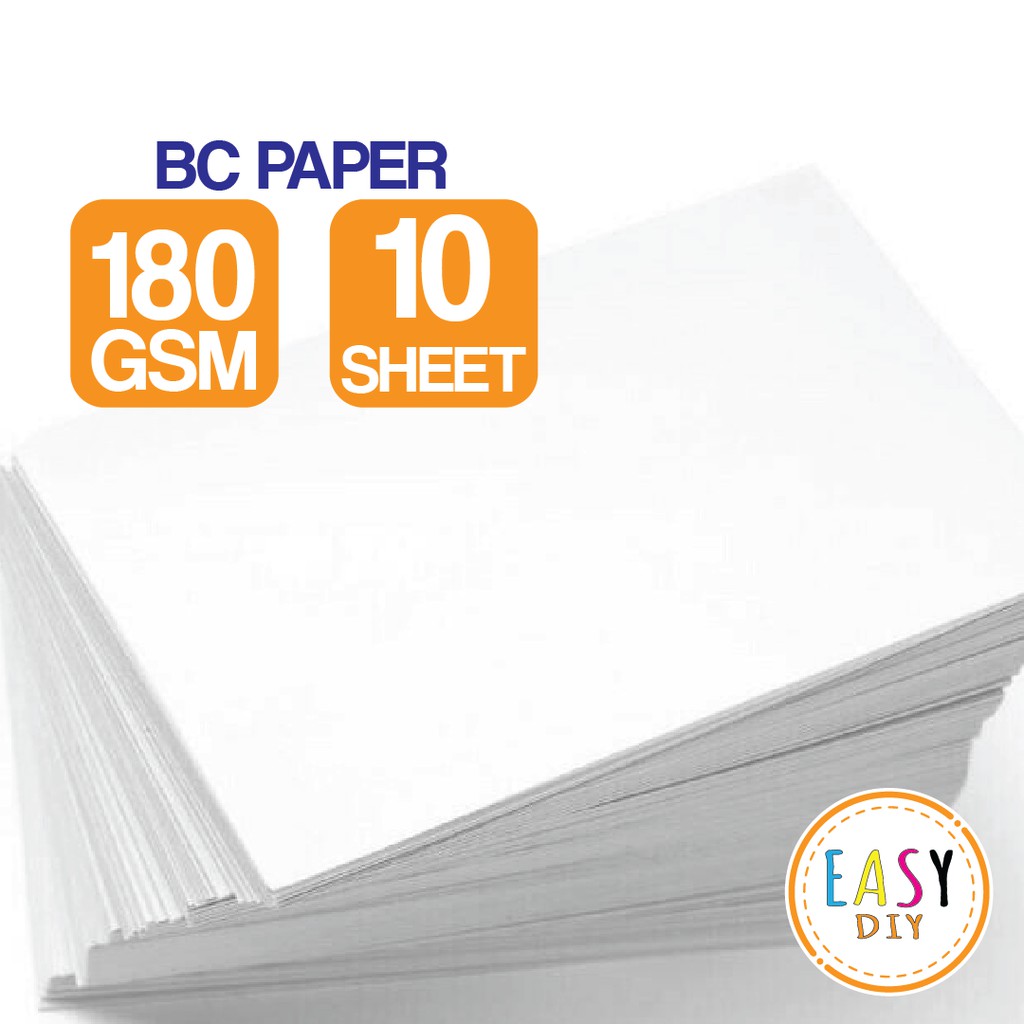 

Kertas BC - 180 Gsm - A4