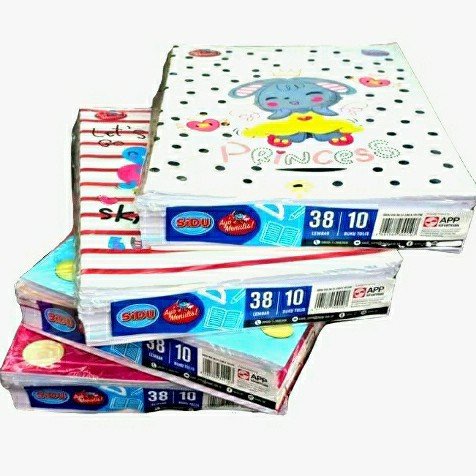 

BUKU TULIS SIDU 38 LBR ISI 10 BUKU