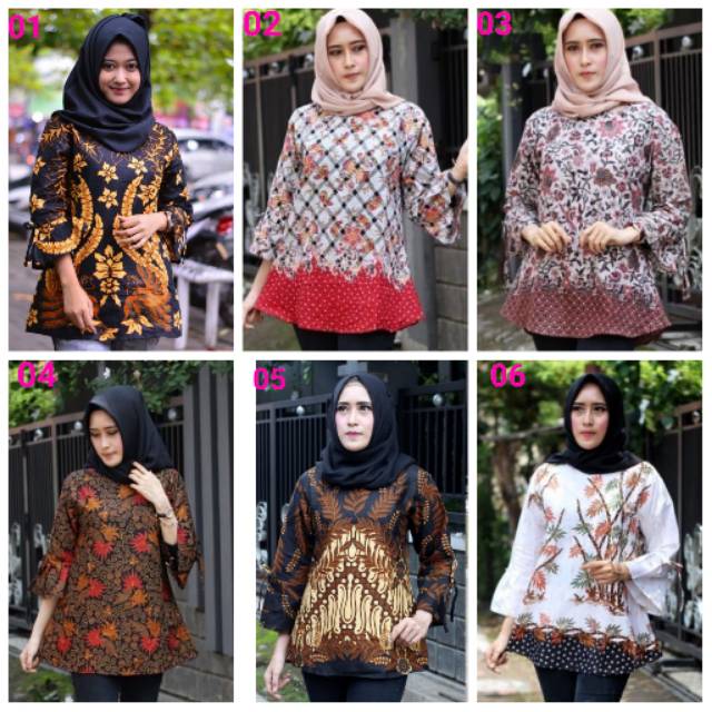 GROSIR BATIK BLOUSE LONCENG