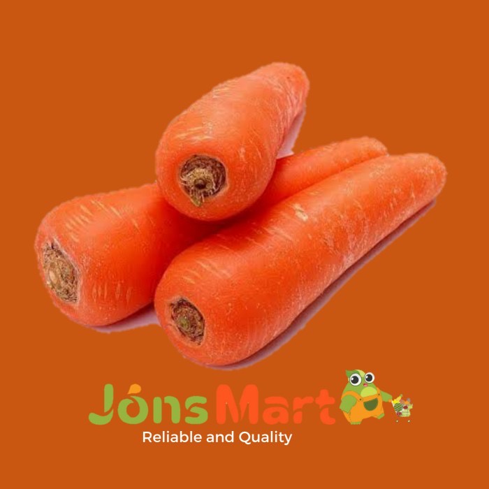 

Wortel Import Brastagi Berastagi Sayur-sayuran Segar - JonsMartKg