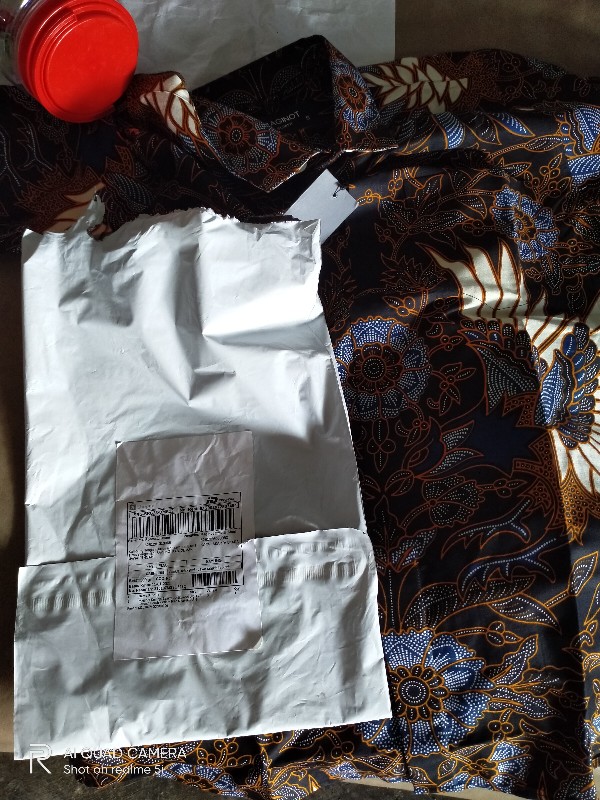 Maginot Kemeja Batik 2.0 Aditya-ss Lengan Pendek Pria + Free Masker