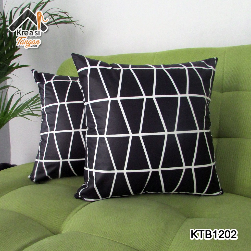 SARUNG BANTAL SOFA Ukuran 30x50, 40x40, 45x45, 50x50, 60x60, 70x70 - KTB1202