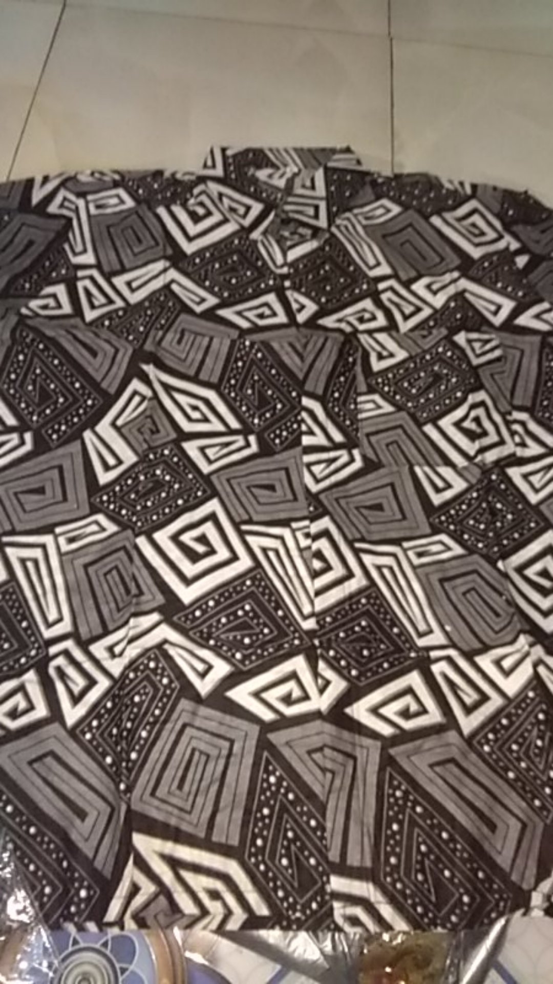 Kemeja Batik Lengan Pendek Lawasan Sogan Size M L Xl