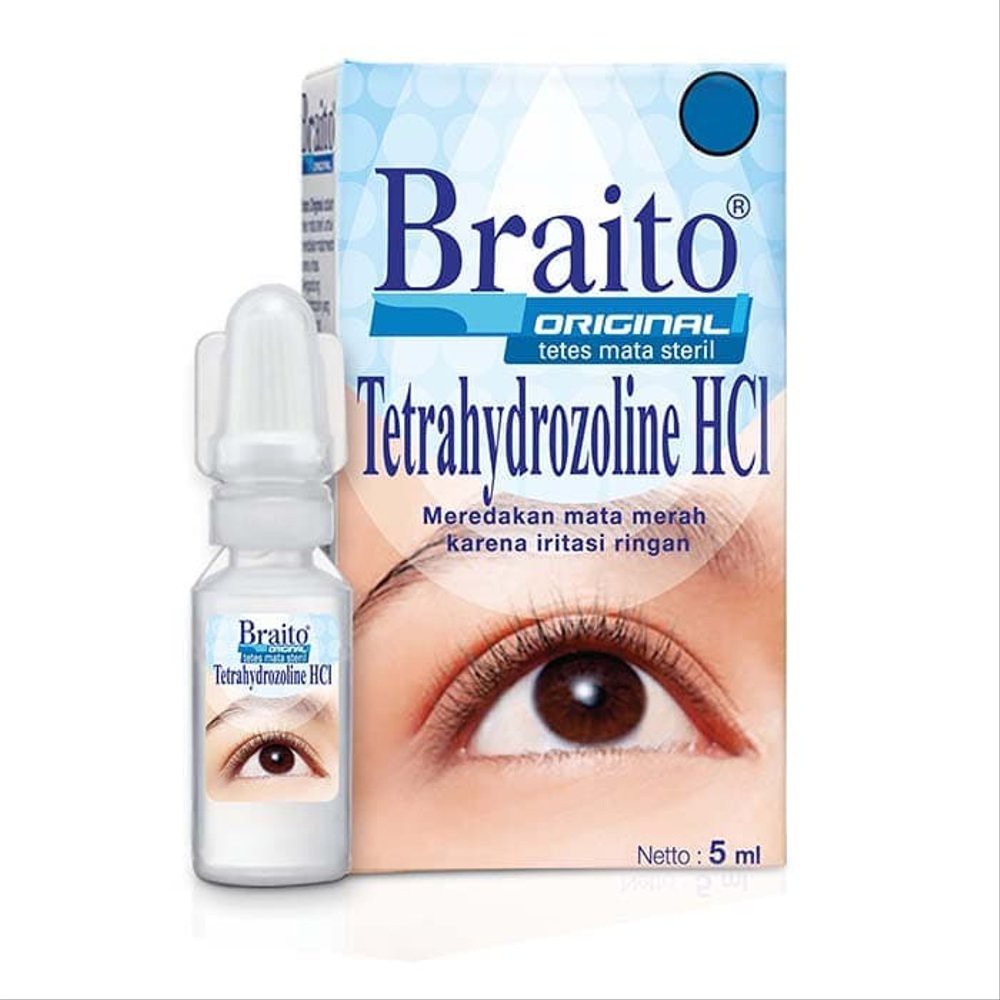 Braito Eye Drops 5ml Tetes Mata Kering Steril