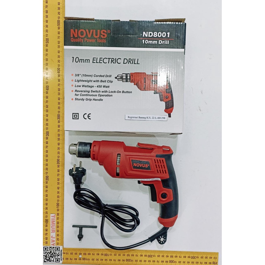 Mesin Bor Electric Drill 10mm KR60 KUSUKA by Fujiyama