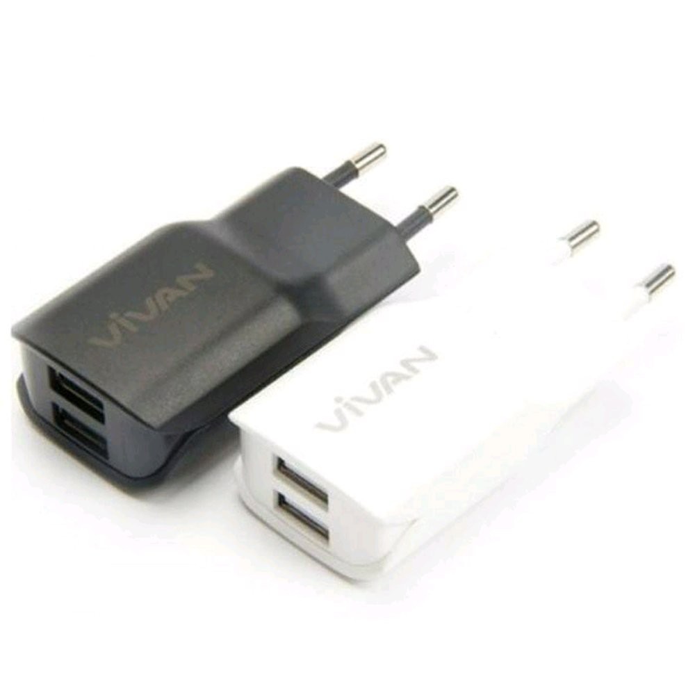 VIVAN DD01 Double USB Charger 2.4A Original