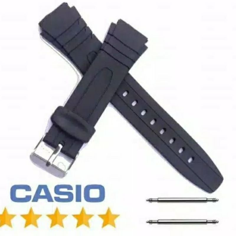 STRAP TALI JAM CASIO W-800H W800H W800 W-800 TALI JAM TANGAN CASIO W 800 W 800H FREE PEN