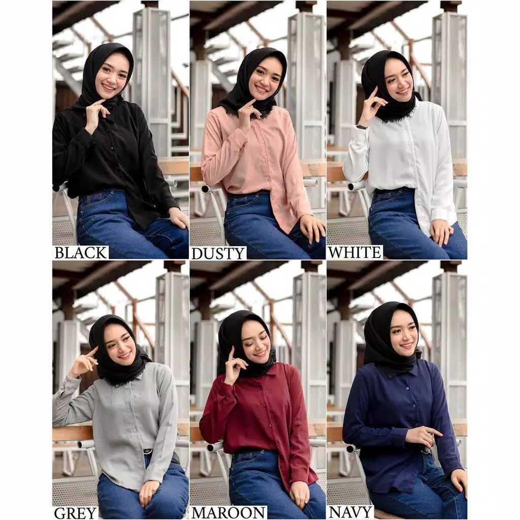 KEMEJA POLOS MONALISA