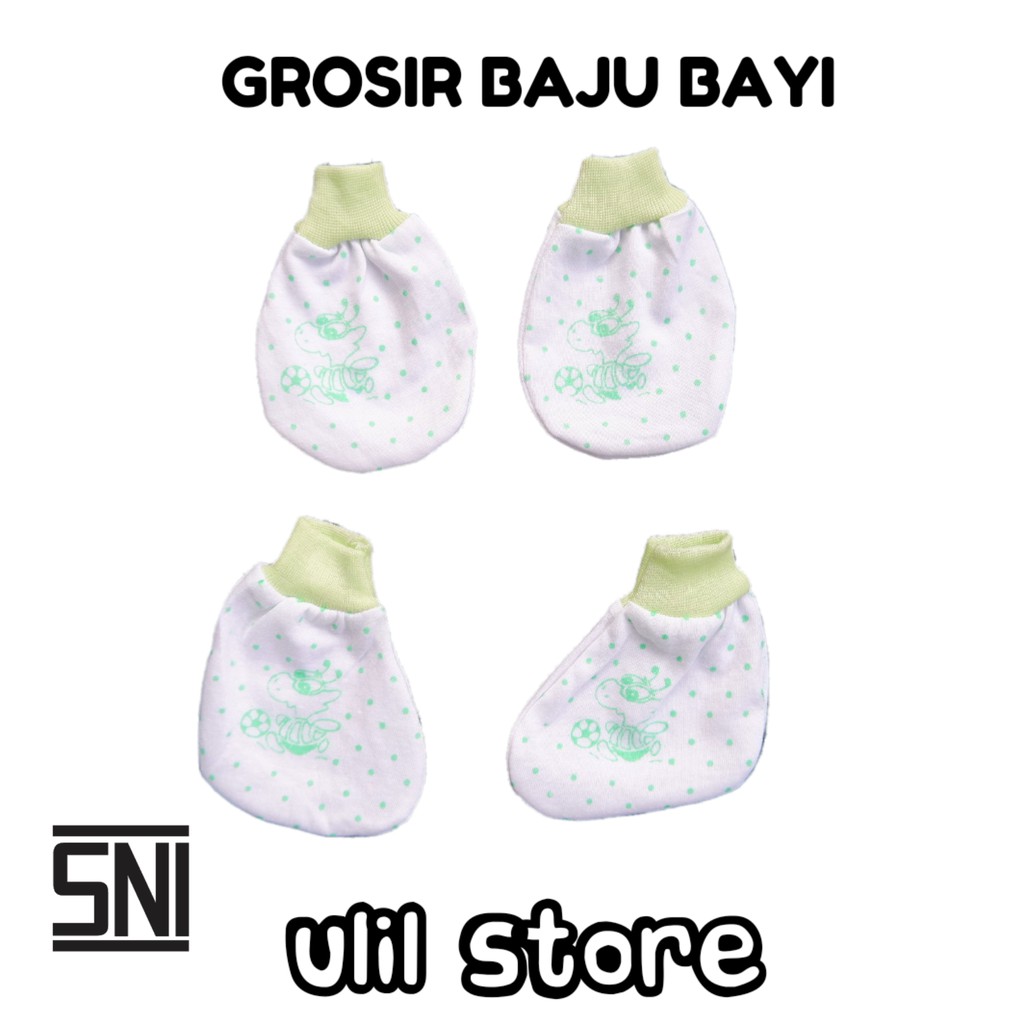 Harga Grosir Isi 3pc Sarung Bayi Tangan dan Kaki Bayi New Born Bahan Cotton