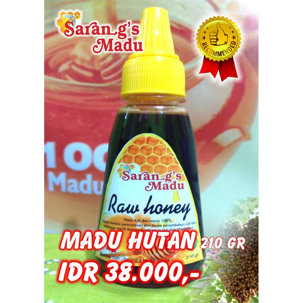 

Madu Alami Asli Madu Hutan 210gr