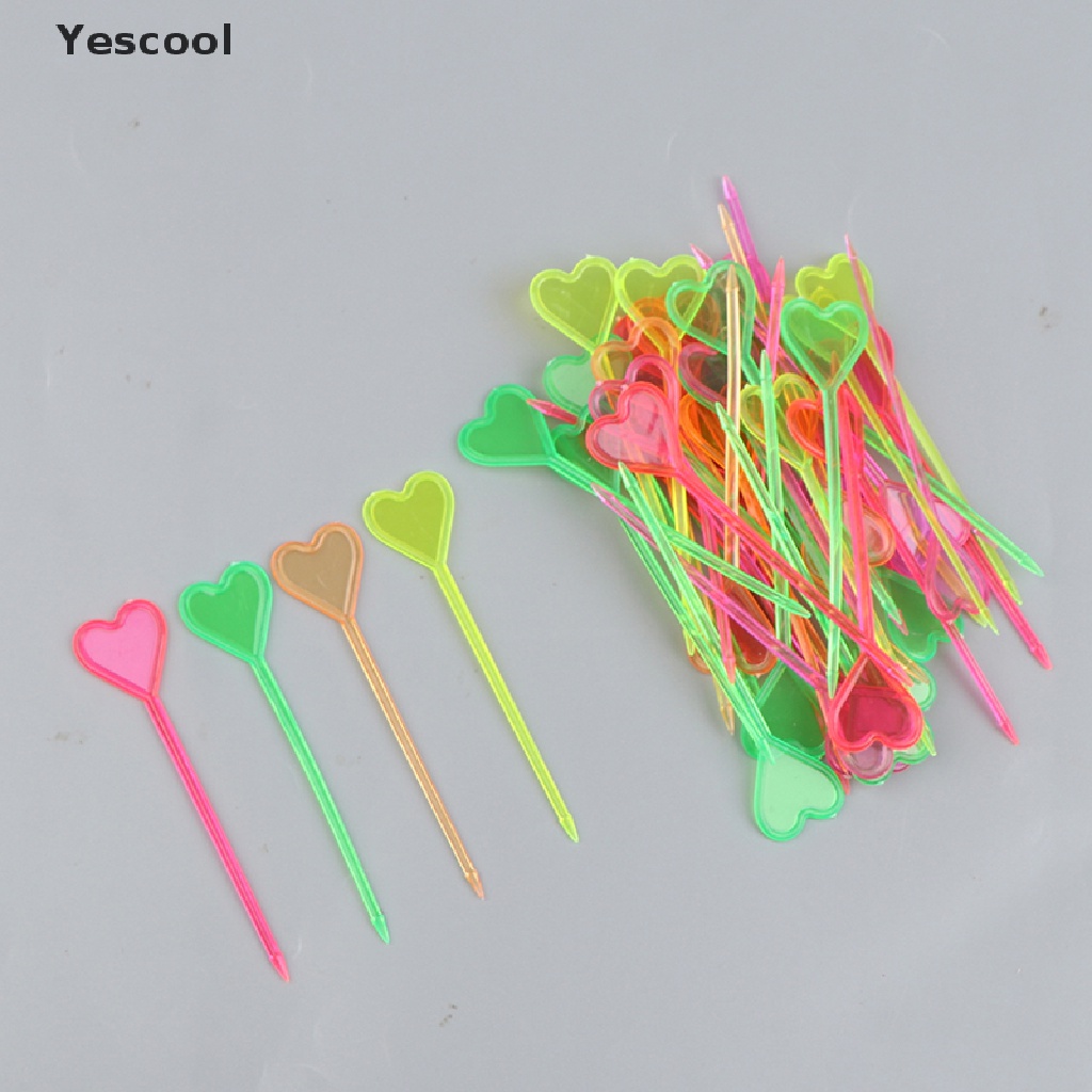 Yescool 50 Pcs Tusuk Gigi Buahsayurbento Mini Aneka Model Untuk Anak