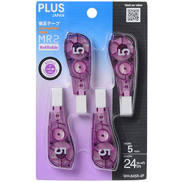 

Plus Japan Correction Tape MR2 Refill Purple